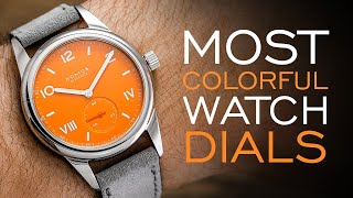 17 Of The Most Colorful Watch Dials [upl. by Anaiuq]