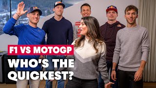 Formula 1 Vs MotoGP The Ultimate Reaction Time Challenge [upl. by Hakan]