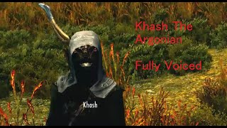 Khash  Fully Vocied Argonian Girl Follower [upl. by Adnilem]