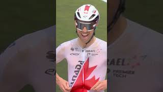 🇨🇦 Michael Woods wins Stage 13 of of the 2024 La Vuelta Ciclista a España⁠🇪🇸⁠ vueltaespaña gcn [upl. by Enimassej]