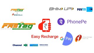 ICICI FASTag Recharge using BHIM UPI  Google Pay PhonePe PayTM and eToll App By ICICI Bank [upl. by Dazhehs]