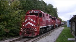 Trains of Vermont New England Central Vermont Rail System and Amtrak [upl. by Iyre]