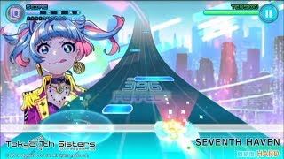 Tokyo 7th シスターズ リズムゲームリニューアルプレイ動画SEVENTH HAVEN 難易度HARD） [upl. by Matta880]