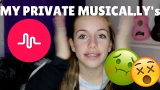 Reacting to my CRINGEY PRIVATE MUSICALLYs [upl. by Redford]