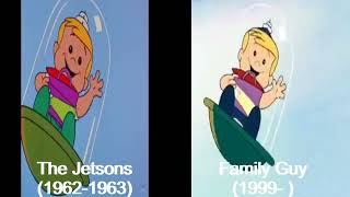 The Jetsons Vs Family Guy Side By Side [upl. by Dasi]