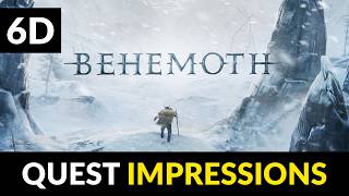 Behemoth  SOTC in VR  First Impressions [upl. by Adnohsal]