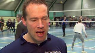 Nesselandecoach Van der Wel na de volleybalderby tegen Rotterdam [upl. by Zosima]