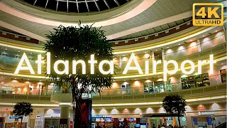 Atlanta Airport Tour Train 4k ATL HartsfieldJackson [upl. by Iva]