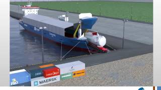 deugro Vessel Rotra Vente Loading Animation [upl. by Sivahc549]