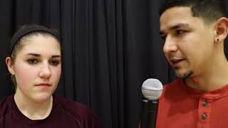 Women’s basketball post interview against TLU [upl. by Franni152]