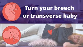 Physical therapy 💕 Breech baby 💕Transverse baby 💕 Psoas release [upl. by Elamor]