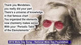 Mole Day Song 2016 [upl. by Nnuahs]