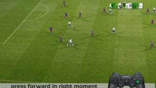 PES 2011 DEMO Defense Tutorial ENG [upl. by Gallard]