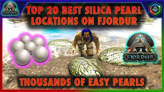 The 20 Best Silica Pearl Locations on Ark Fjordur  Easy Safe Pearl Locations [upl. by Cory]