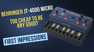 behringer JT4000 Micro Too cheap to be any good [upl. by Annahpos]