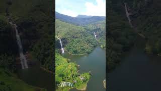 Gartmore Falls amp Moray Falls Maussakelle Reservoir Maskeliya Sri Lanka srilanka waterfall lk [upl. by Cornel]