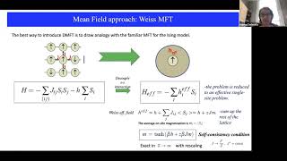 Dynamical Mean Field Theory DMFT for Beginners [upl. by Riggins]