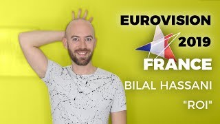 🇫🇷 France – Bilal Hassani quotRoiquot  My reaction Eurovision 2019 [upl. by Alyal]