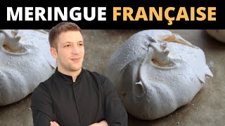 Faire des MERINGUES avec du SUCRE GLACE  sans poche à douille [upl. by Husain]