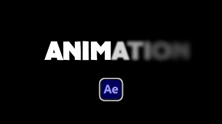 Text Animation in After Effects Tutorial  Title Animations in After Effects After Effects Tutorial [upl. by Mischa927]