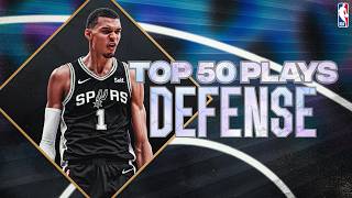 The Top 50 Defensive Plays of the 202324 NBA Season [upl. by Clercq]