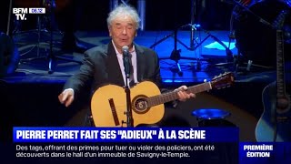 Pierre Perret  Mes Adieux Provisoires à Pleyel Reportage BFM TV [upl. by Jac426]