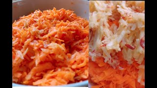 CARROT APPLE SALAD RECIPE  JEAN MISAL [upl. by Shirk]