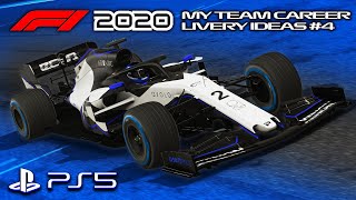 F1 2020 MY TEAM CAREER LIVERY IDEAS 4  PS5 Xbox Series X Nintendo Switch Cyberpunk 2077 [upl. by Furnary]