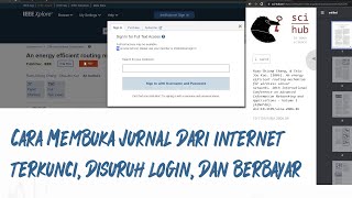 Cara Membuka Jurnal Yang Terkunci  ScienceDirect IEEE Xplore Springer [upl. by Yankee]