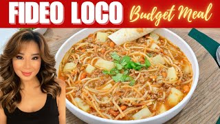 Fideo Loco with Ground Beef and Potatoes  Mexican Fideo Soup [upl. by Inig791]