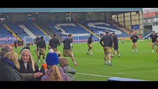 Oldham Athletic Vs Tamworth FC warming up 16112024 2425 Season [upl. by Petrina]