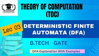 Deterministic Finite Automata DFA  What is DFA DFA Examples in TOC theoryofcomputationautomata [upl. by Thebault]