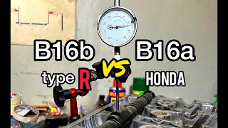 Camshaft Comparison CTR B16b vs B16a Cam Degree and Lobe Center [upl. by Shelba]