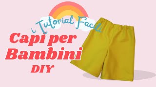 PER BAMBINA IN 8 MINUTI GONNA PANTALONI CON CARTAMODELLO [upl. by Ummersen422]