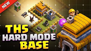 New BEST TH5 War BASE for HARD MODE in 2024 ⚒️ INSANE Town Hall 5 Base Link  Proof Replays [upl. by Krock]