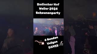 Scheunenparty Weingut Badischer Hof Weiler 2024 Clossing mit den Nahe DJs dj djkrammbo nahedjs [upl. by Brocky]