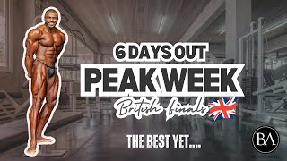 6 Days Out  BNBF British Finals  Peak Week [upl. by Ellesirg]