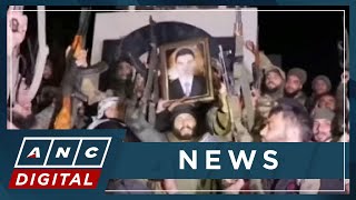 Assad flees to Moscow as Syrian rebels capture Damascus  ANC [upl. by Gnuy400]