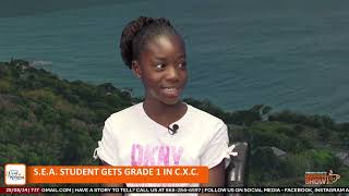 SEA Student Gets Grade 1 in CXC  RachelLiz Ottley  HostNatalya Nancis  Tobago Updates [upl. by Elocal]