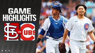 Cardinals vs Cubs Game Highlights 61524  MLB Highlights [upl. by Hiroshi157]