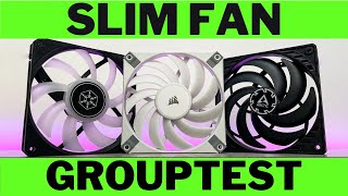 BEST SLIM 120MM FAN Grouptest 2023 for MiniITX builds [upl. by Kerwinn410]