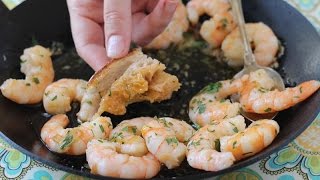 Gambas al Ajillo Spanish Garlic Shrimp [upl. by Nalliuq323]