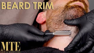 Beard Trim  Barbering tutorial [upl. by Savadove115]