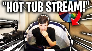 GeorgeNotFound DOES CRAZY HOT TUB STREAM [upl. by Collin]