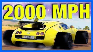 Forza Horizon 3  2000MPH BUGATTI VEYRON 120 Million Horsepower [upl. by Wilone408]