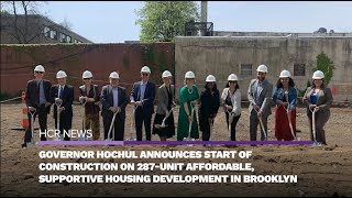 Governor Hochul Announces Start of Construction on 287Unit Affordable Housing in Brooklyn [upl. by Cattima]