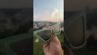 First Lens Tortoise Shell Temples Sunglasses Green [upl. by Zsolway]