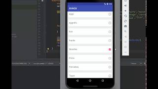 Android RecyclerView with checkbox  Kotlin [upl. by Ruddie]