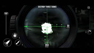 War Sniper Z6 Mission 29 Hornets Nets Destroy Three Tanks [upl. by Aicul]