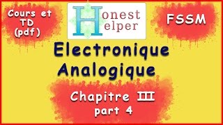 Chap3 Part 4 Amplificateur Diffé Electronique Analogique Pr ankrim [upl. by Ahtekahs]